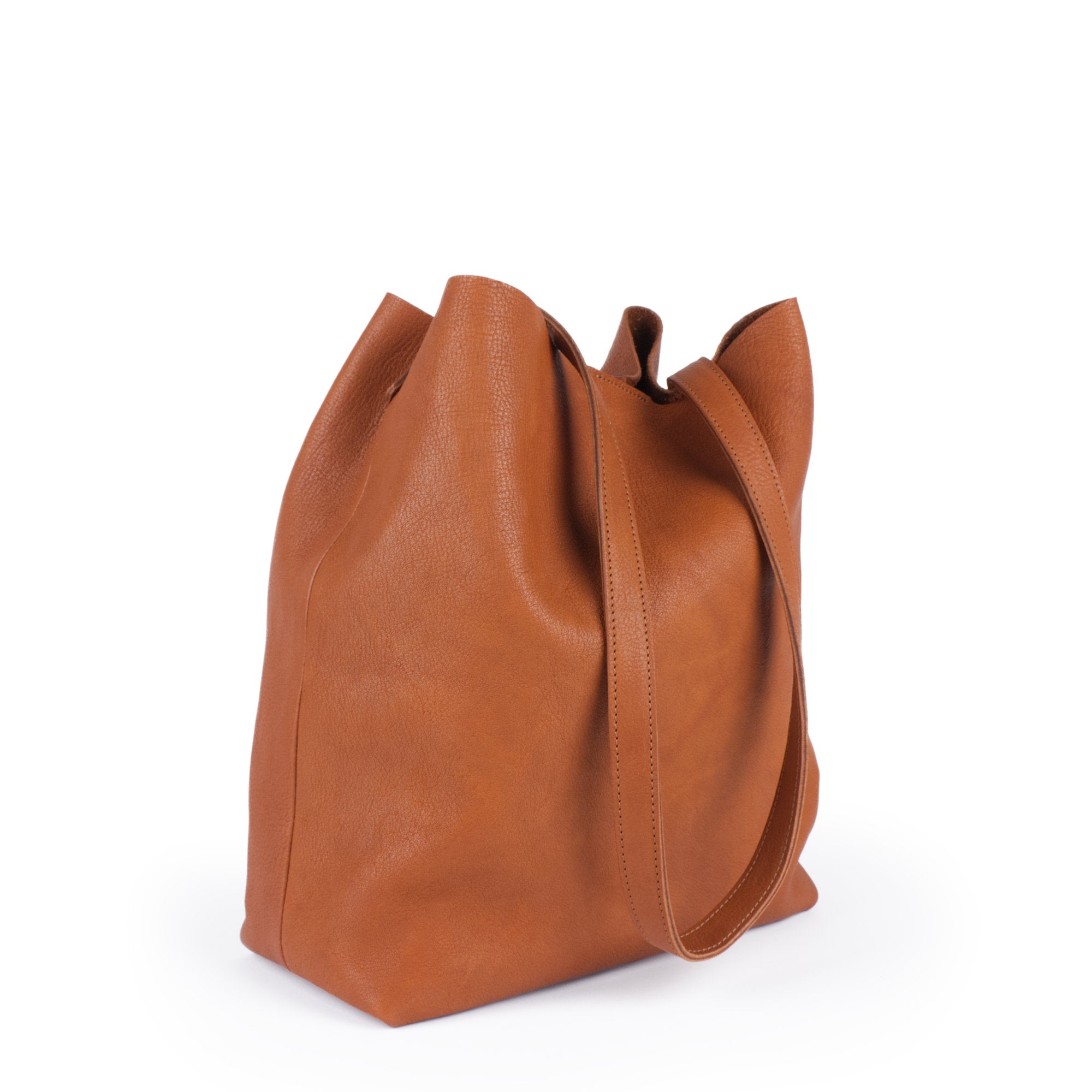 TROSA Bucket Tote | brandy
