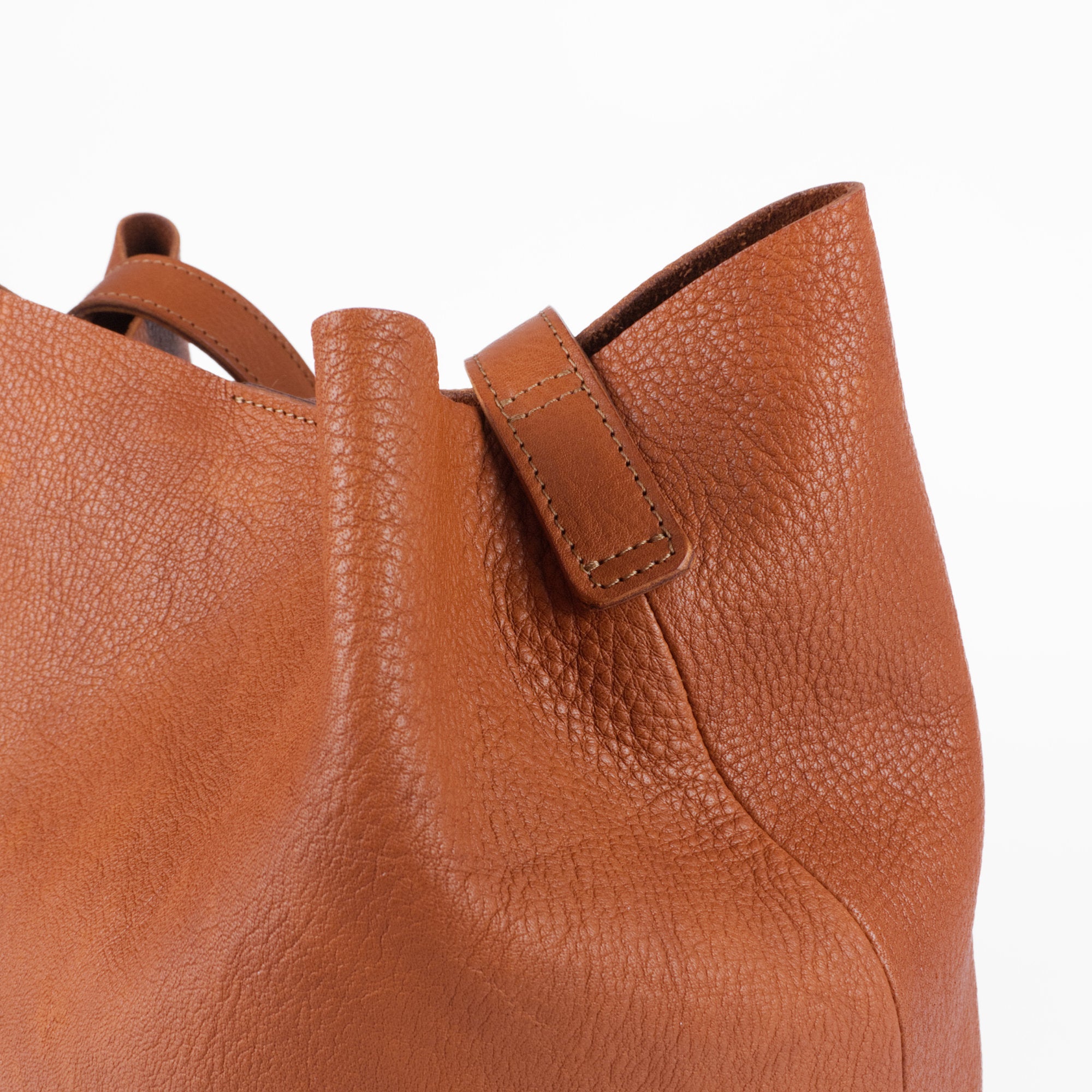 TROSA Bucket Tote | brandy