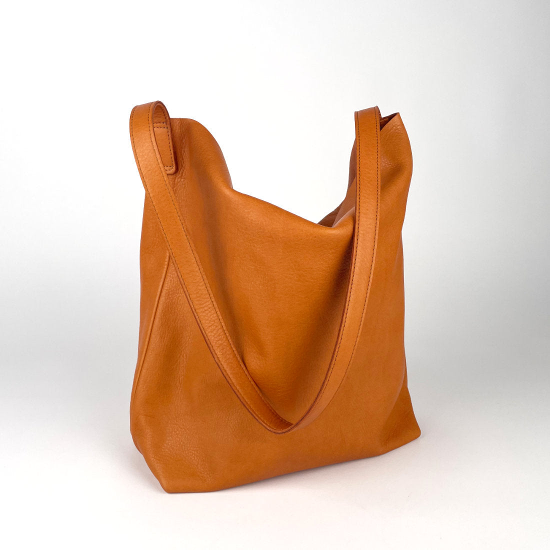 TROSA Bucket Tote | cognac // Sample Sale